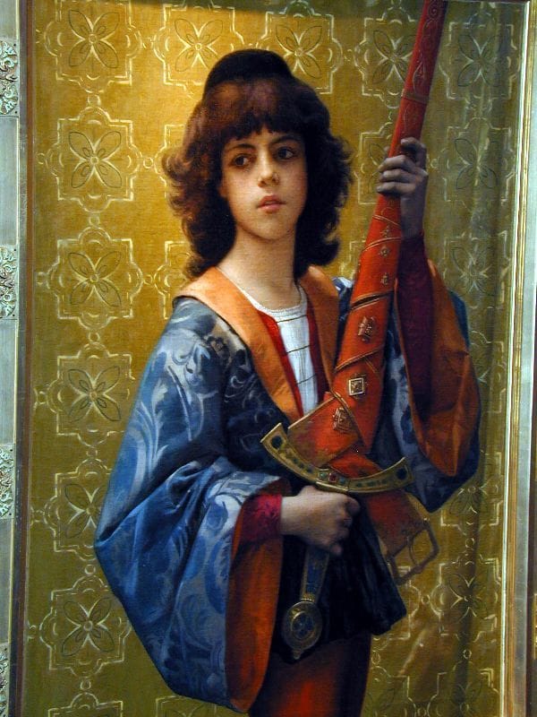 Artwork Title: The Sword-Bearing Page
