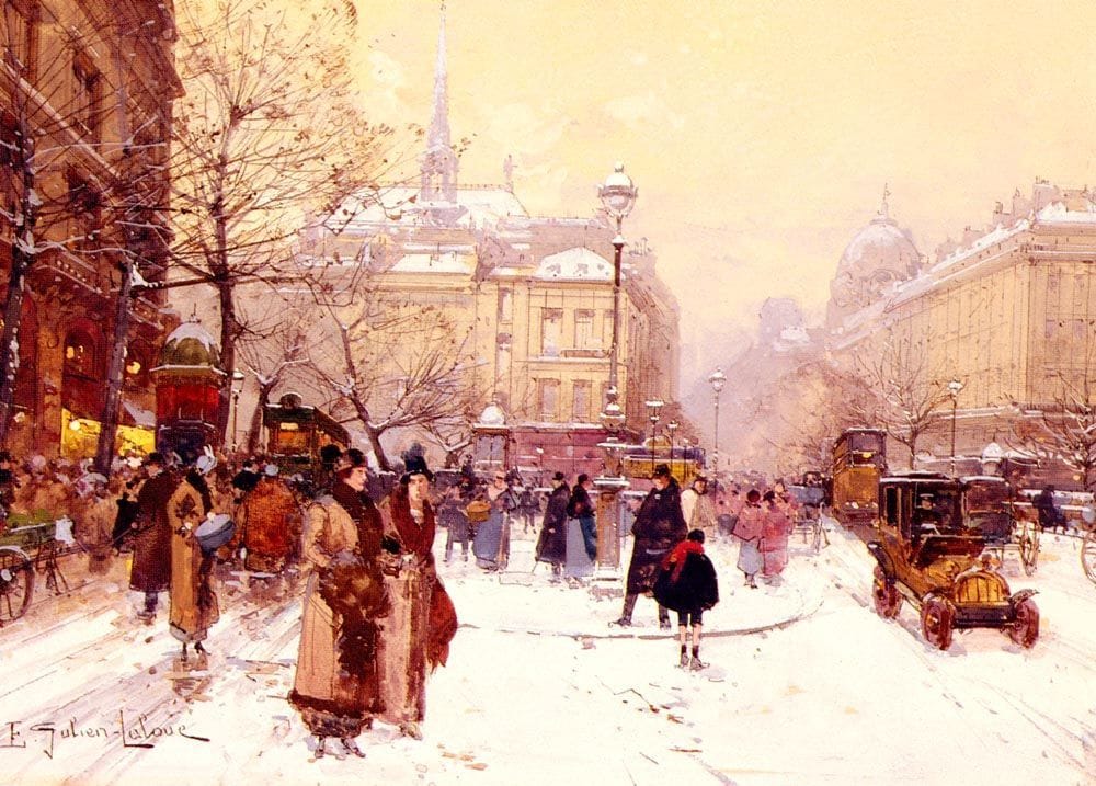 Artwork Title: La Place Saint Michel