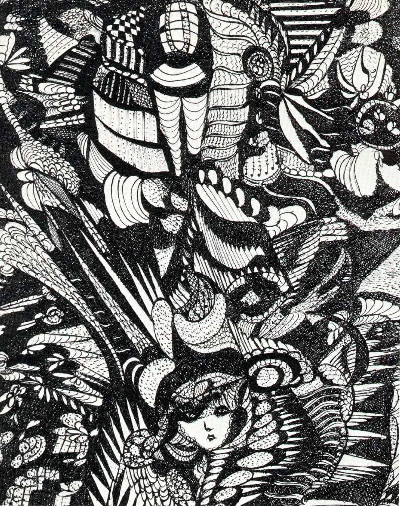 Artwork Title: Visage Misterieux
