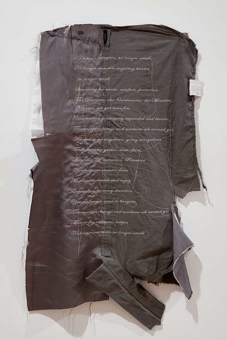 Artwork Title: No longer resemble, no longer recall