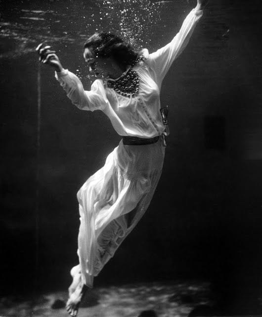 Artwork Title: Underwater Fashion Model