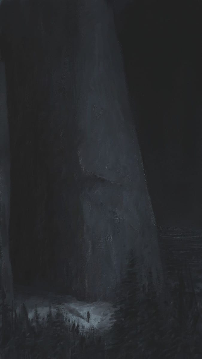 Artwork Title: Lonely mountain