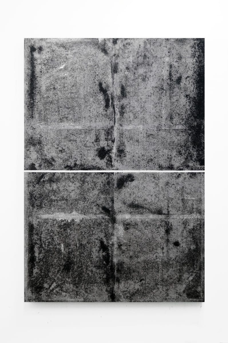 Artwork Title: Drywall Mud/Charcoal 4