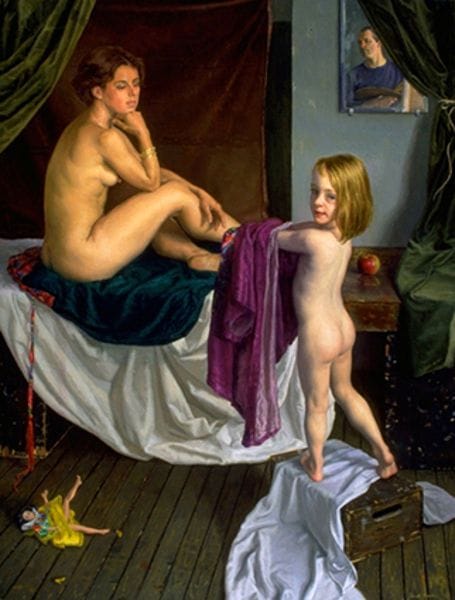 Artwork Title: Gilda, Victoria and Barbie (and artist, thus self portrait)
