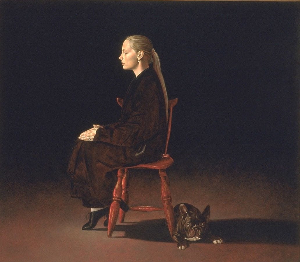Artwork Title: Portrait of Kelley M. (with Mavis)