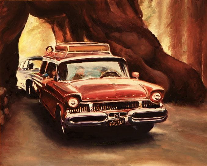 Artwork Title: Driving Through