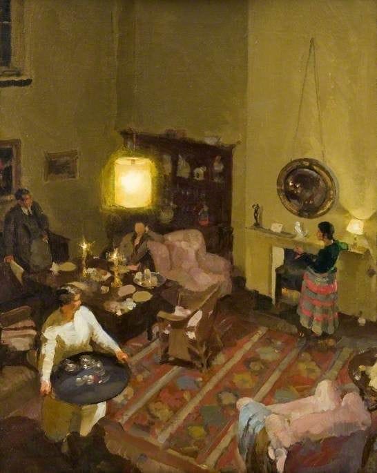 Artwork Title: Interior: Studio Supper