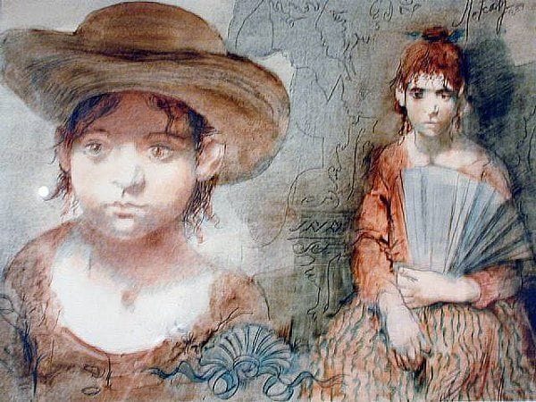 Artwork Title: Two Ladies