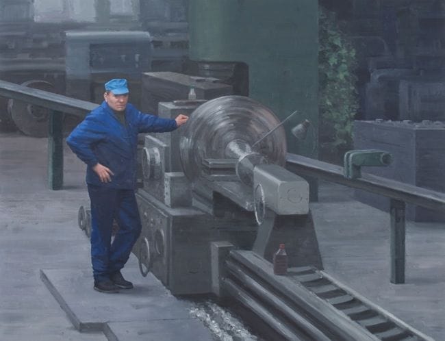 Artwork Title: The Lathe Man