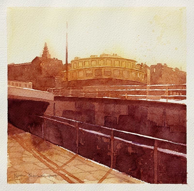 Artwork Title: Slussen Kvallsljus