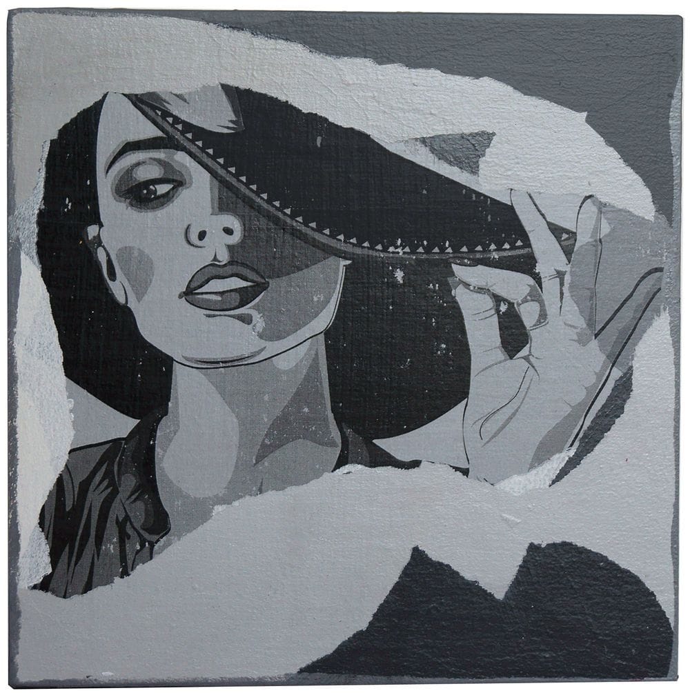 Artwork Title: Lady In A Sun Hat On A Sunday #1