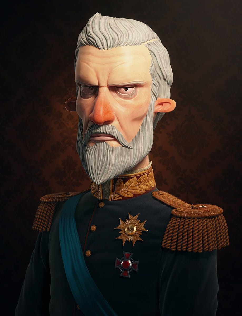 Artwork Title: General's Portrait
