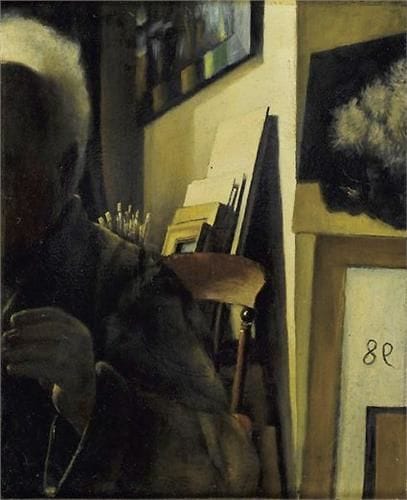 Artwork Title: The Artist in his Studio