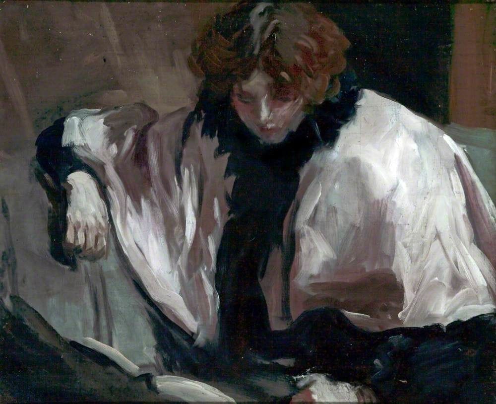 Artwork Title: A Girl Reading a Book
