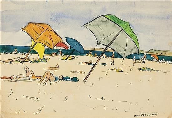 Artwork Title: The Beach (Late Afternoon Sun)