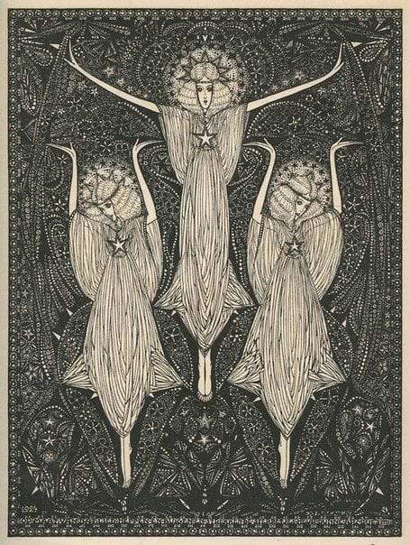 Artwork Title: Illustration for The Sacred Flame: The Fairy-Tale of Stefan Pártos
