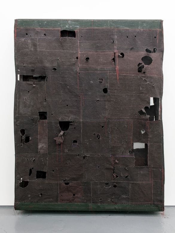 Artwork Title: Flat Painting Bofari 15 Caput Mortuum