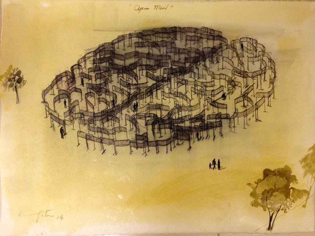 Artwork Title: Open Mind (Barricades)
