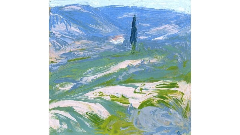 Artwork Title: Landscape from Tuscany