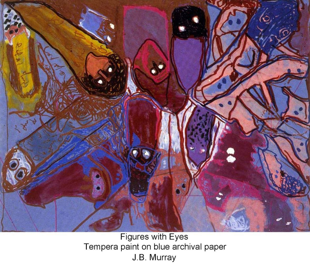 Artwork Title: Figures with Eyes