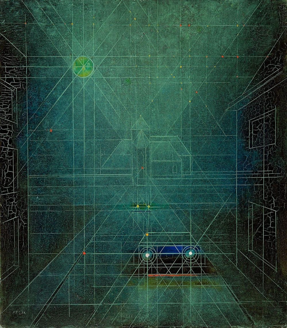 Artwork Title: Night lights at Beersel