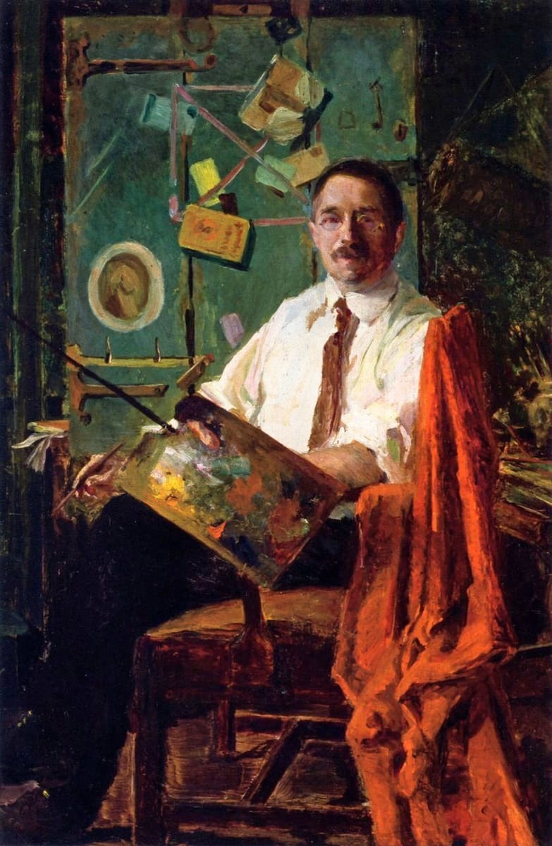 Artwork Title: Self Portrait with Rack Picture