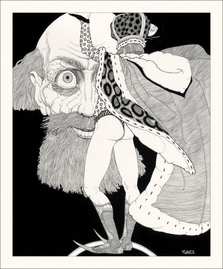 Artwork Title: Illustration for Shakespeare's King Lear:  Act I, Scene 4