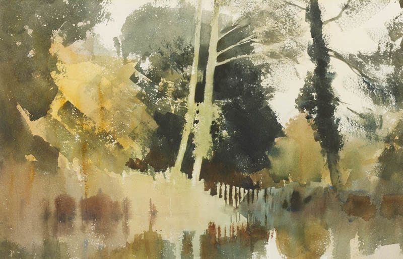 Artwork Title: Sunlight, Suffolk Stream