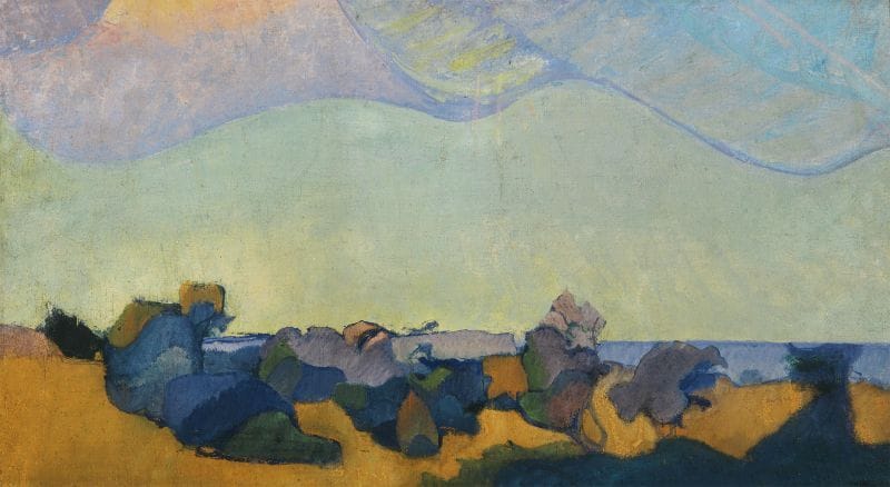 Artwork Title: Motiv från Visby I (Theme from Visby I)