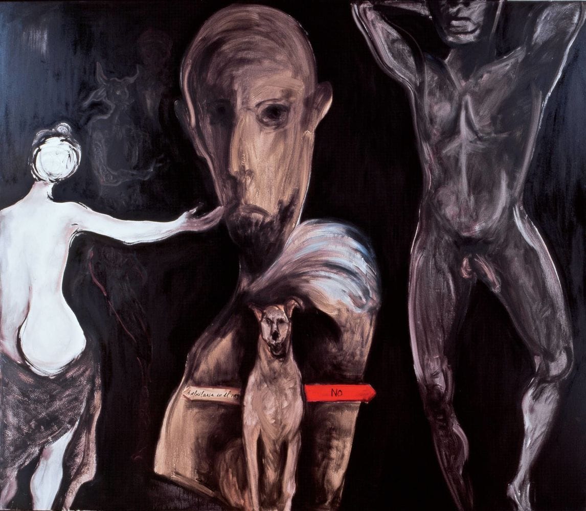 Artwork Title: A refocilarse con el negro