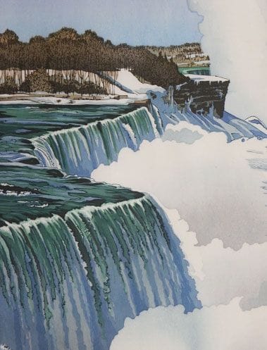 Artwork Title: Travels with the Master: Niagara Falls