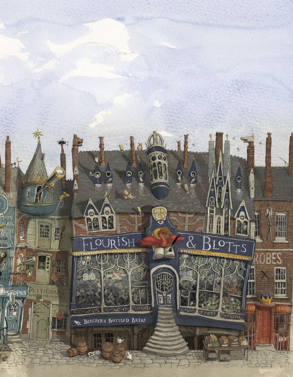 Artwork Title: Diagon Alley (North Side)