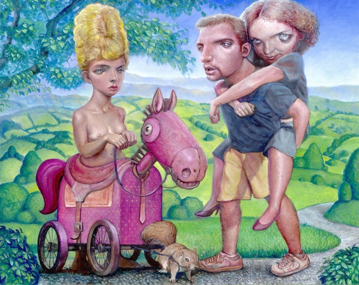 Artwork Title: Lady Godiva Rides Again