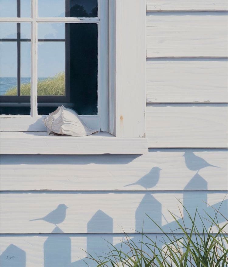 Artwork Title: The Sun, the Salt, and the Seaside Sparrows
