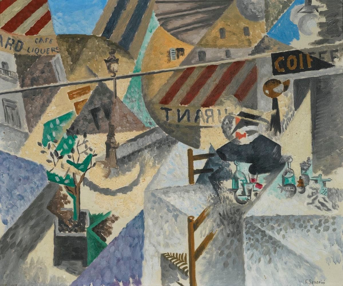 Artwork Title: La Terrasse d'un Café De Montmartre