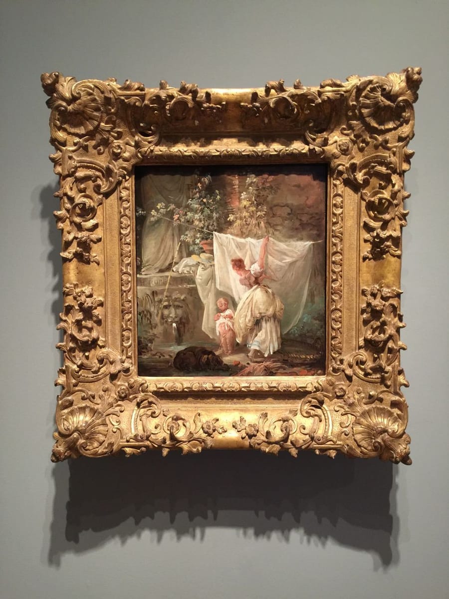 Artwork Title: Laundress and child