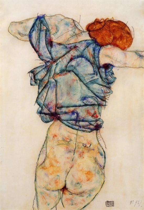 Artwork Title: Woman Undressing