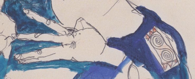 Artwork Title: Klimt in a Light Blue Smock