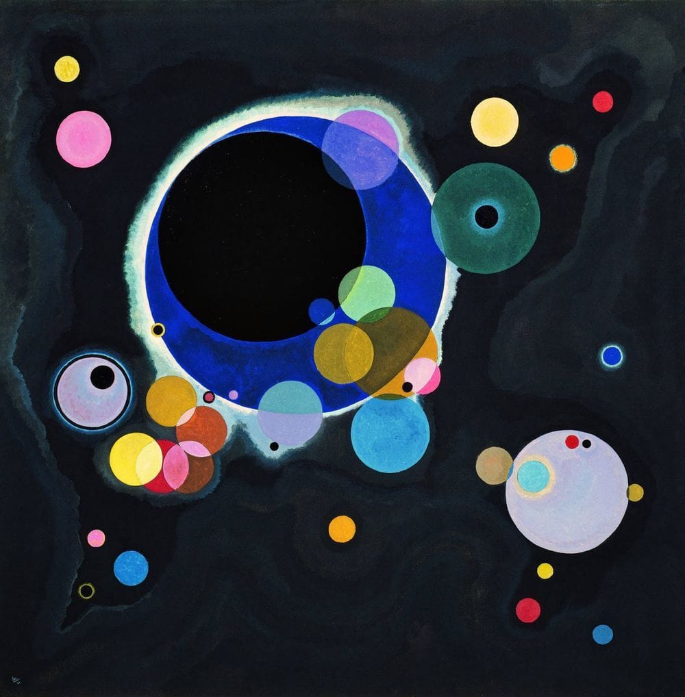 Artwork Title: Several Circles (einige Kreise)