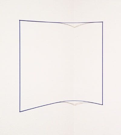 Artwork Title: Blue Day-glo Corner Piece