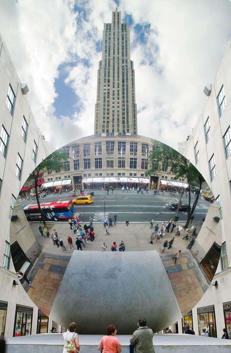 Artwork Title: Sky Mirror (Rockefeller Center)