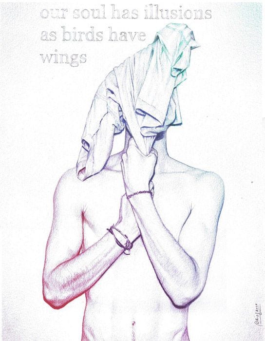 Artwork Title: Our Soul Has Illusions As Birds Have Wings