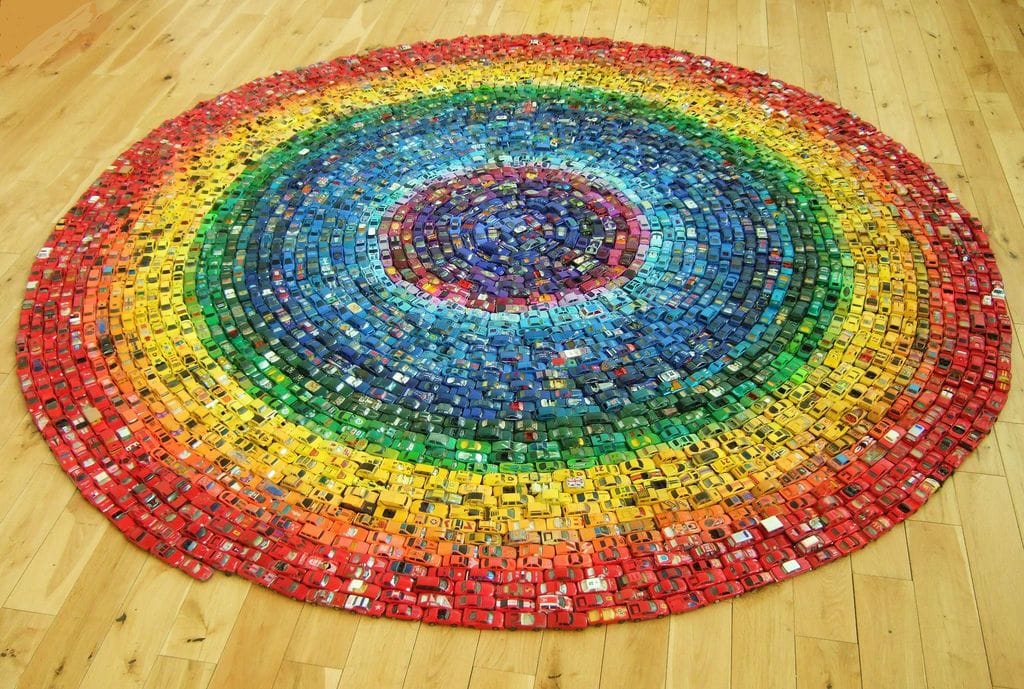 Artwork Title: Car Atlas Rainbow
