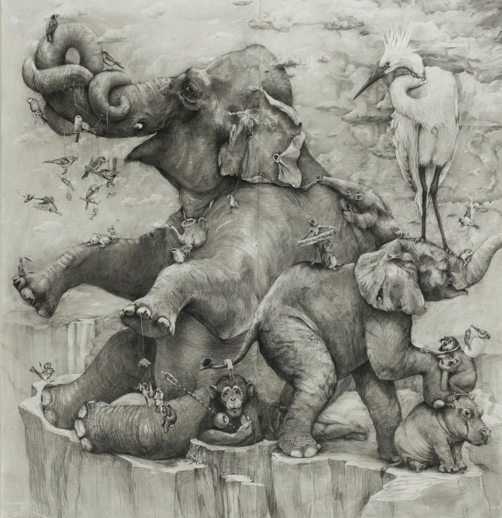 Artwork Title: Elephants