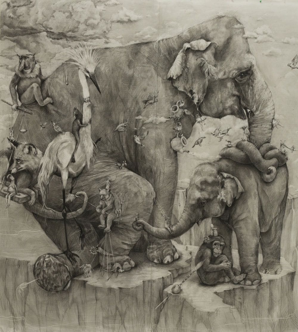 Artwork Title: Elephants