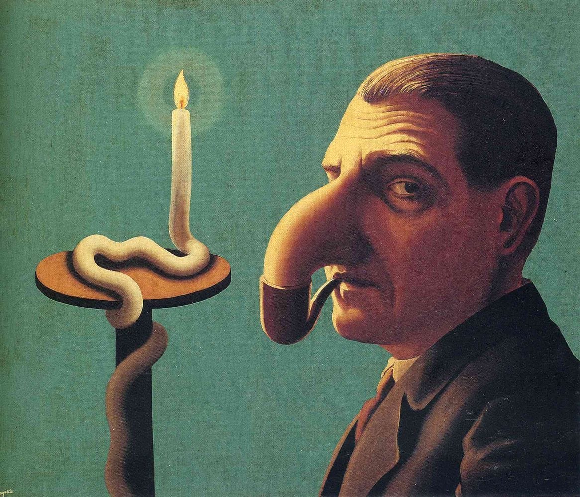 Artwork Title: La Lampe philosophique (The Philosopher’s Lamp)