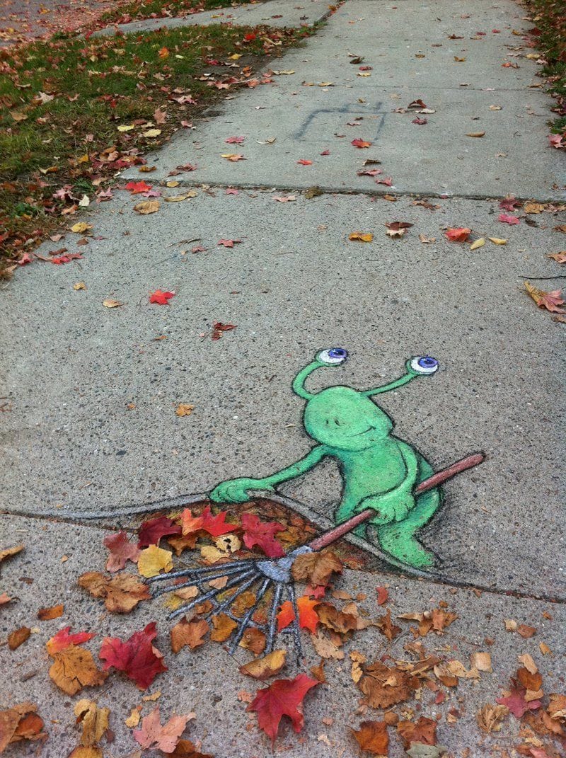 Artwork Title: Chalk Art