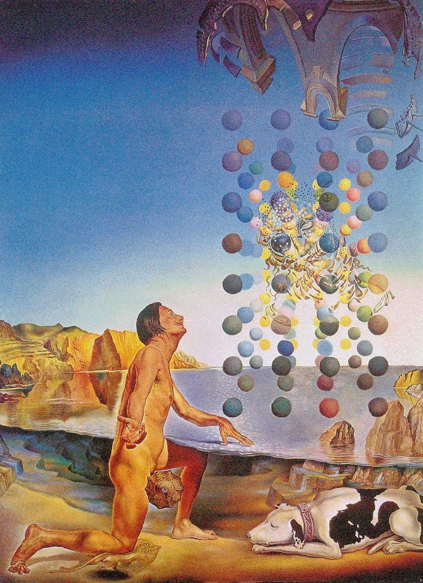 Artwork Title: Dali Nude, in Contemplation Before the Five Regular Bodies