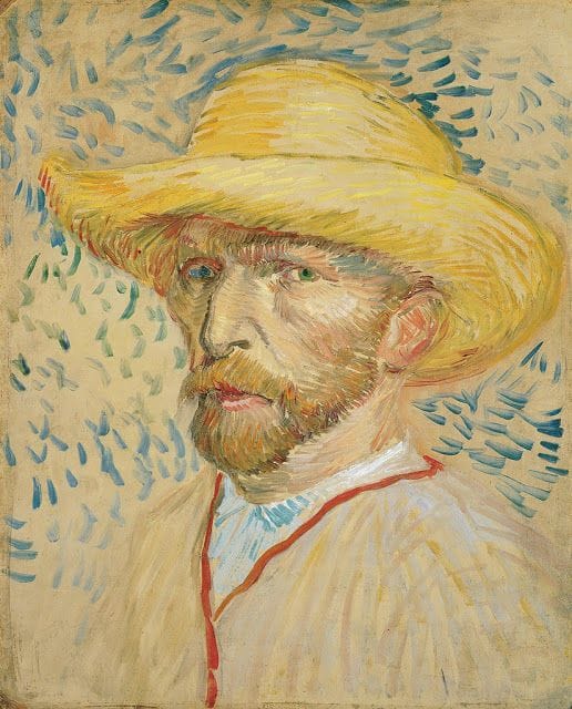 Artwork Title: Self Portrait with Straw Hat