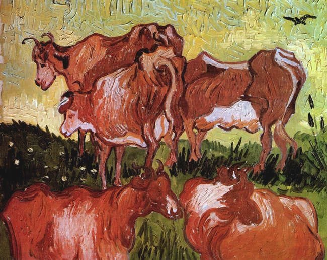 Artwork Title: Cows (after Jordaens)